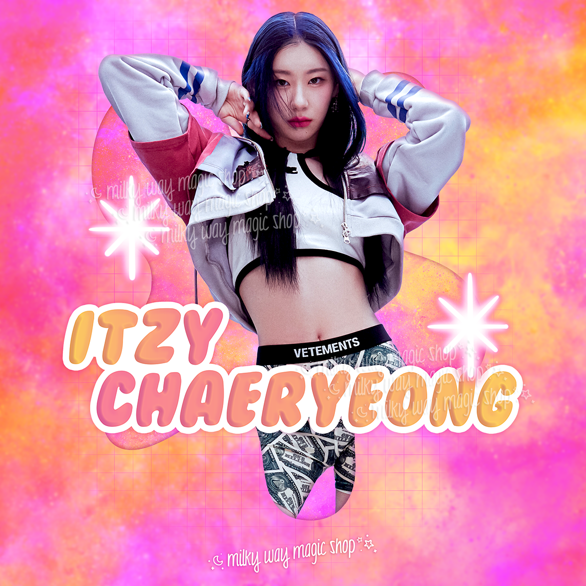 ITZY - CHAERYEONG - Unisex Cotton T-Shirt ★ 3 Colors