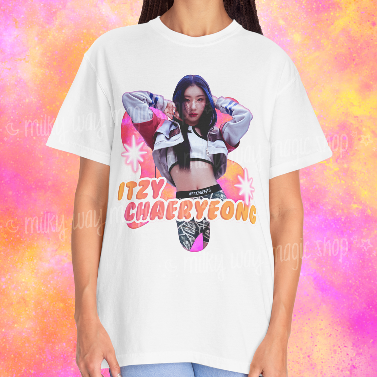 ITZY - CHAERYEONG - Unisex Cotton T-Shirt ★ 3 Colors