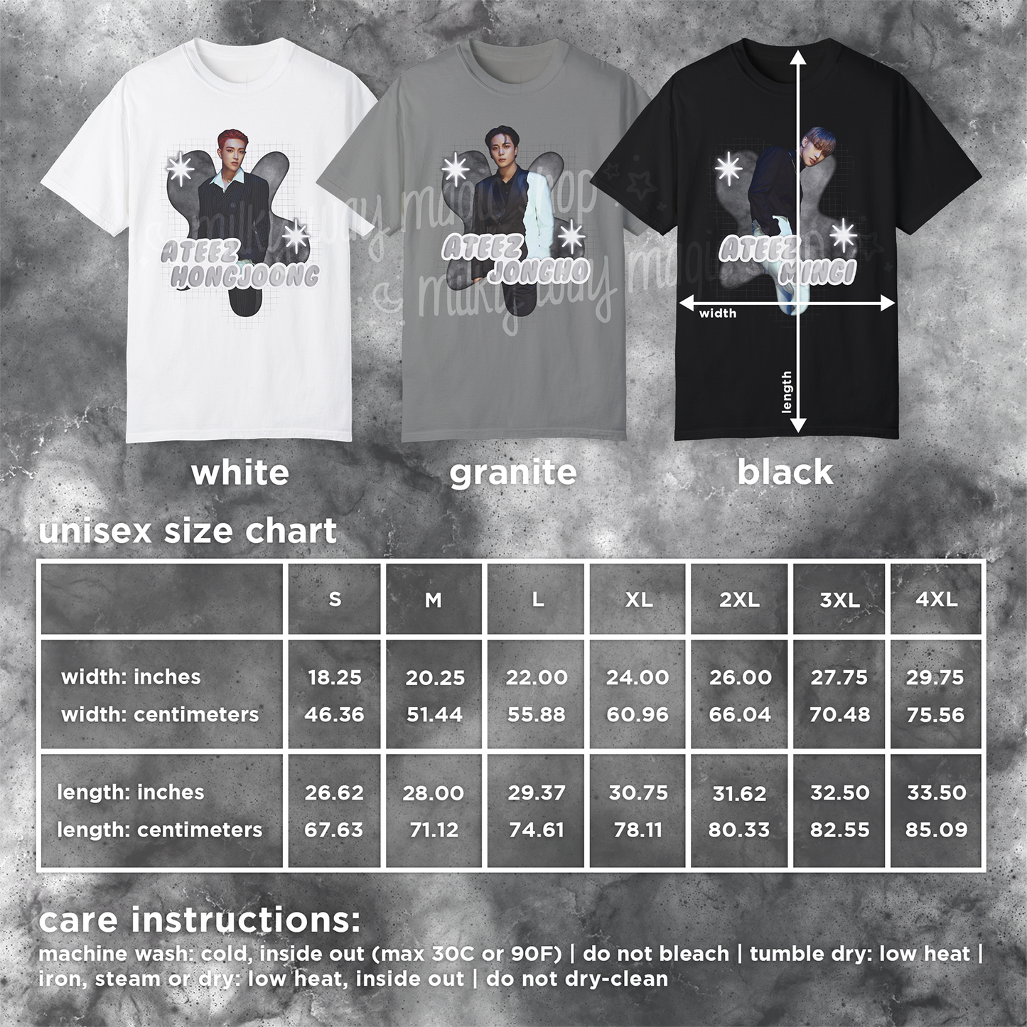 ATEEZ - MINGI - Unisex Cotton T-Shirt ★ 3 Colors