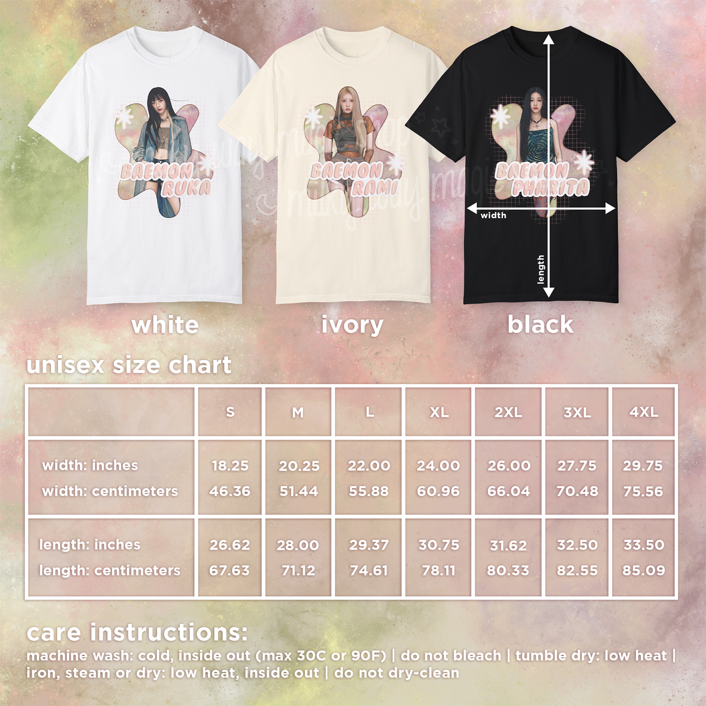 BABYMONSTER - ASA - Unisex Cotton T-Shirt ★ 3 Colors