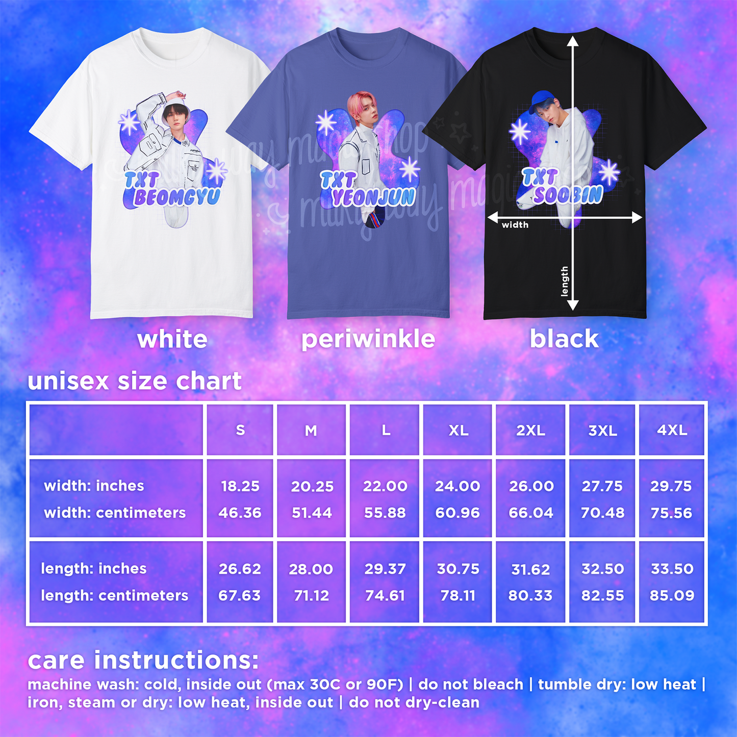 TXT - SOOBIN - Unisex Cotton T-Shirt ★ 3 Colors