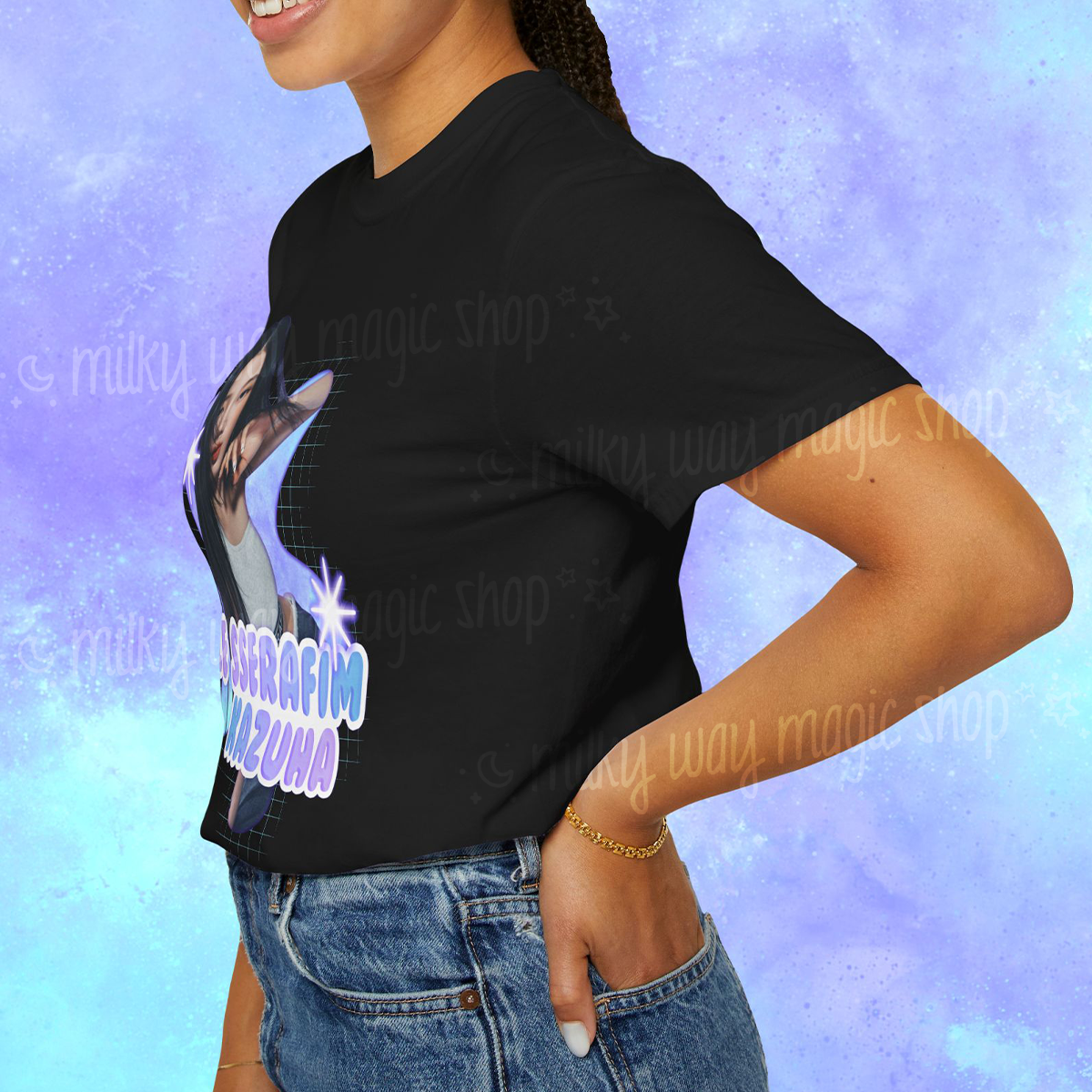 LE SSERAFIM - KAZUHA - Unisex Cotton T-Shirt ★ 4 Colors