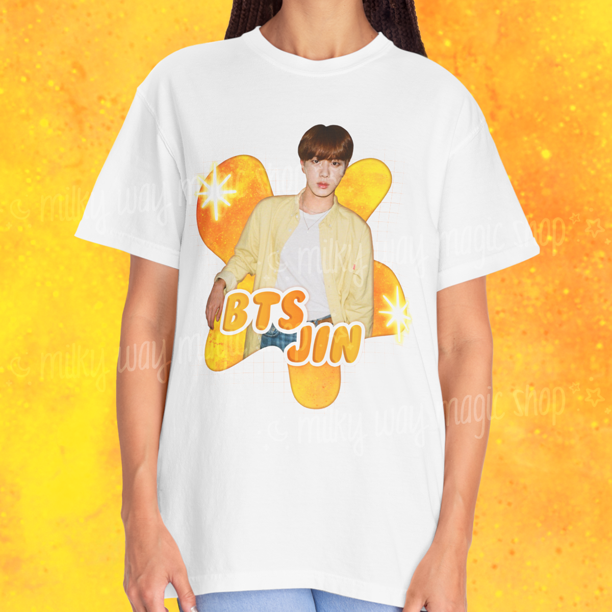 BTS - JIN - Unisex Cotton T-Shirt ★ 3 Colors