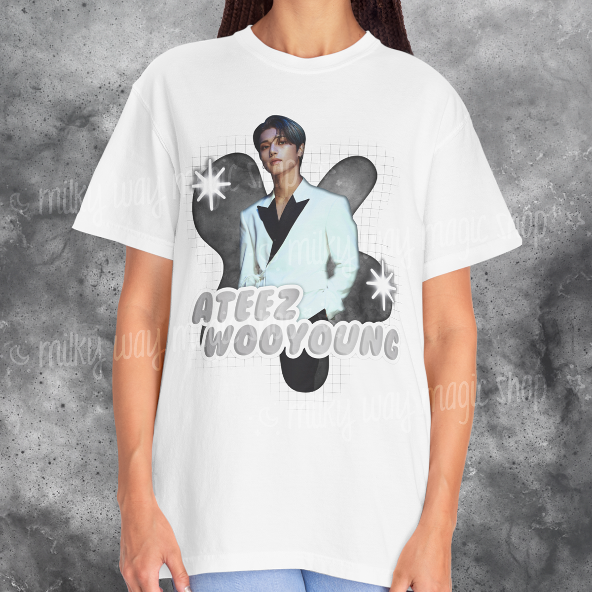 ATEEZ - WOOYOUNG - Unisex Cotton T-Shirt ★ 3 Colors