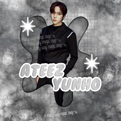 ATEEZ - YUNHO - Unisex Cotton T-Shirt ★ 3 Colors