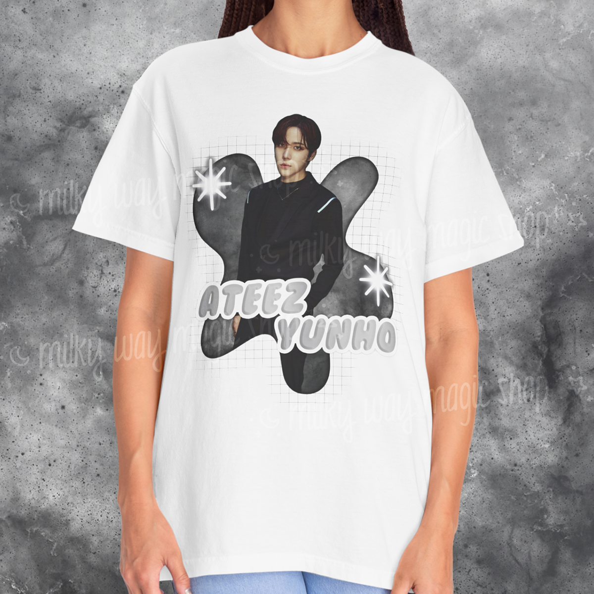 ATEEZ - YUNHO - Unisex Cotton T-Shirt ★ 3 Colors